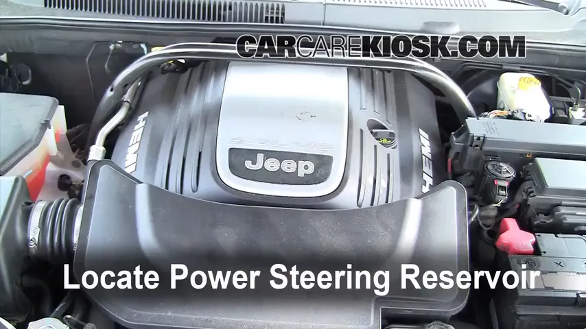 2005 Jeep Grand Cherokee Limited 5.7L V8 Power Steering Fluid Check Fluid Level